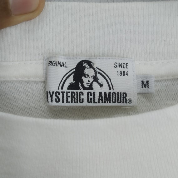 Hysteric Glamour 長袖ポロシャツ ホワイト HYSTERIC GLAMOUR（ヒステリックグラマー） HYSTERIC GLAMOUR Tシャツ