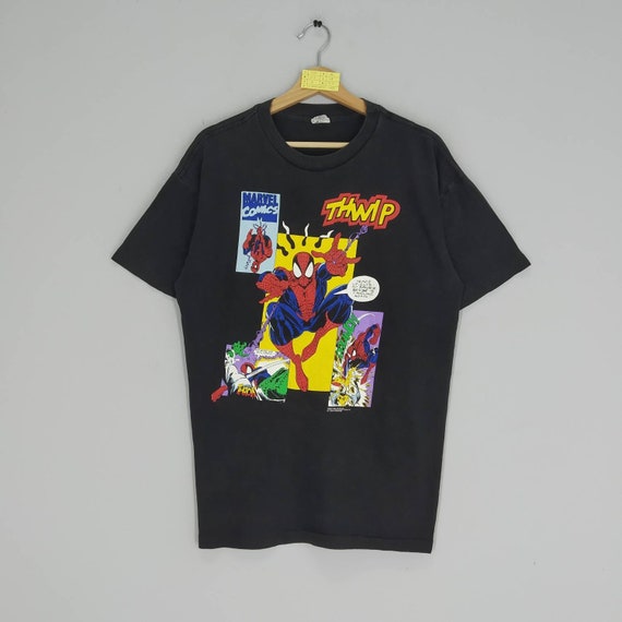 Vintage 90s Spiderman Superhero Marvel Comics Mov… - image 1