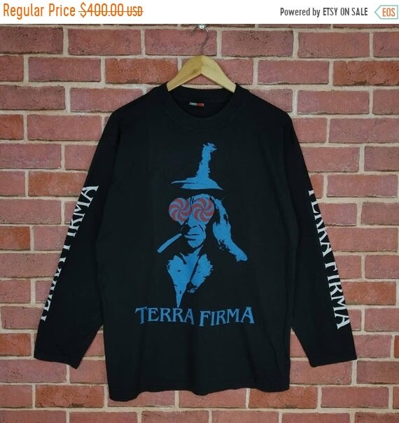 Vintage 90s Long Sleeve Terra Firma Band Concert T