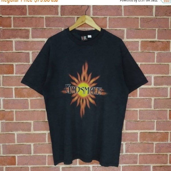 Vintage Godsmack American Rock Band Heavy Metal Promo Music Rock T-shirt
