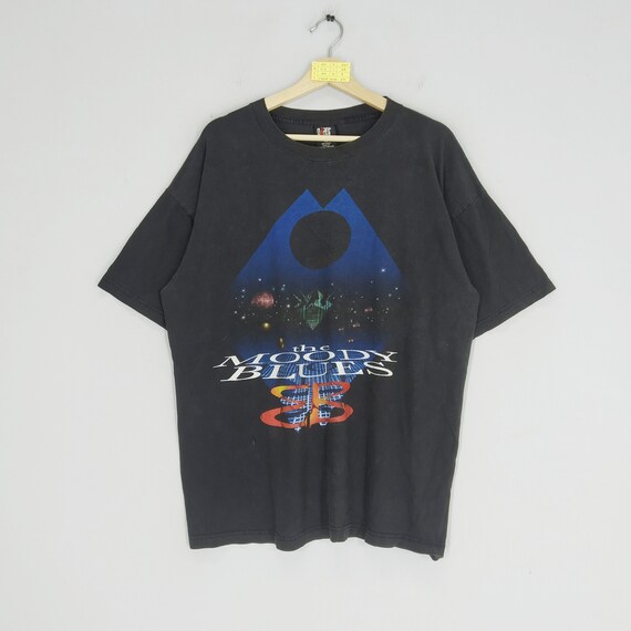 Vintage 90s the Moody Blues Black Tshirt Xlarge English Rock Band