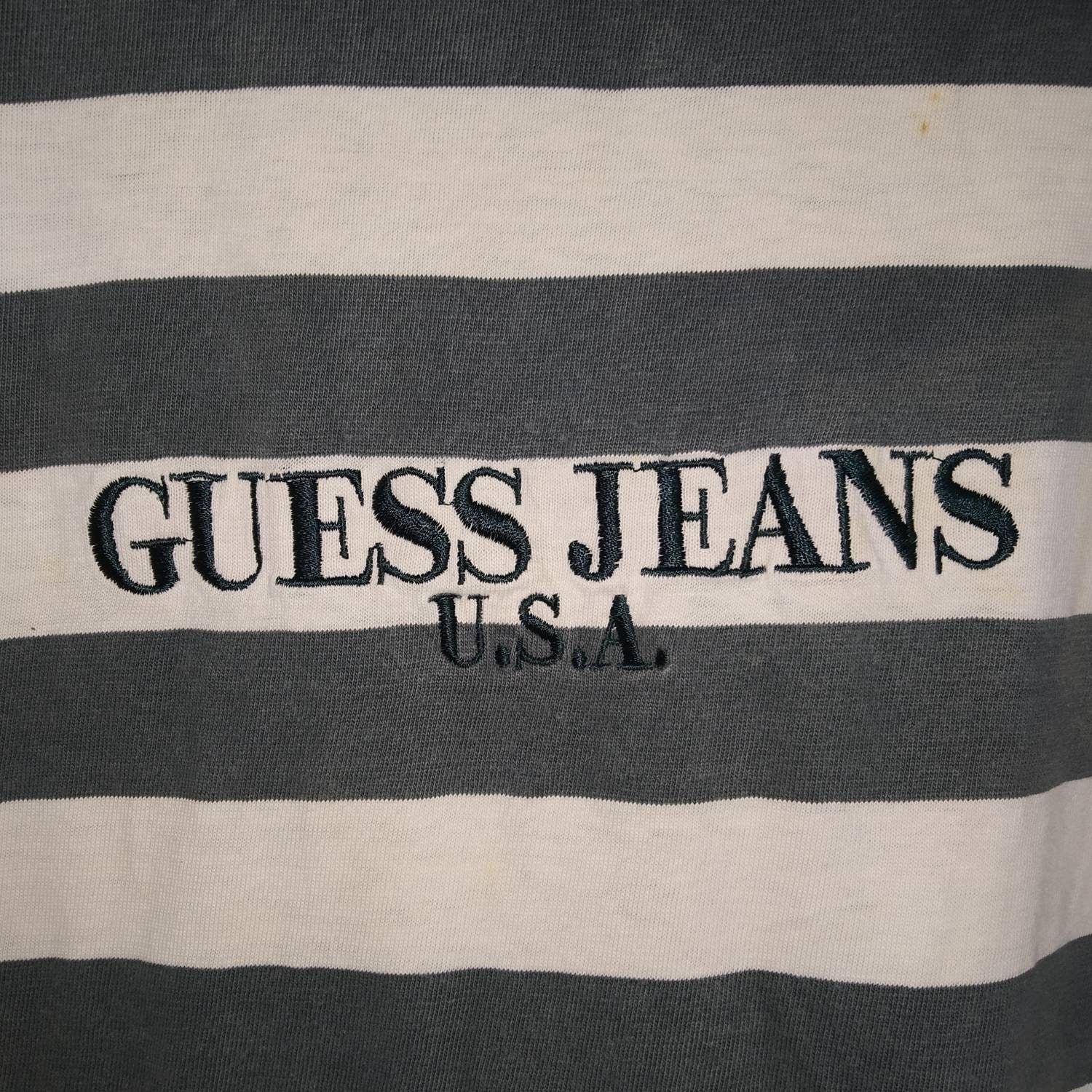 Vintage OG Guess Jeans USA Stripes Embroidery Logo Style - Etsy