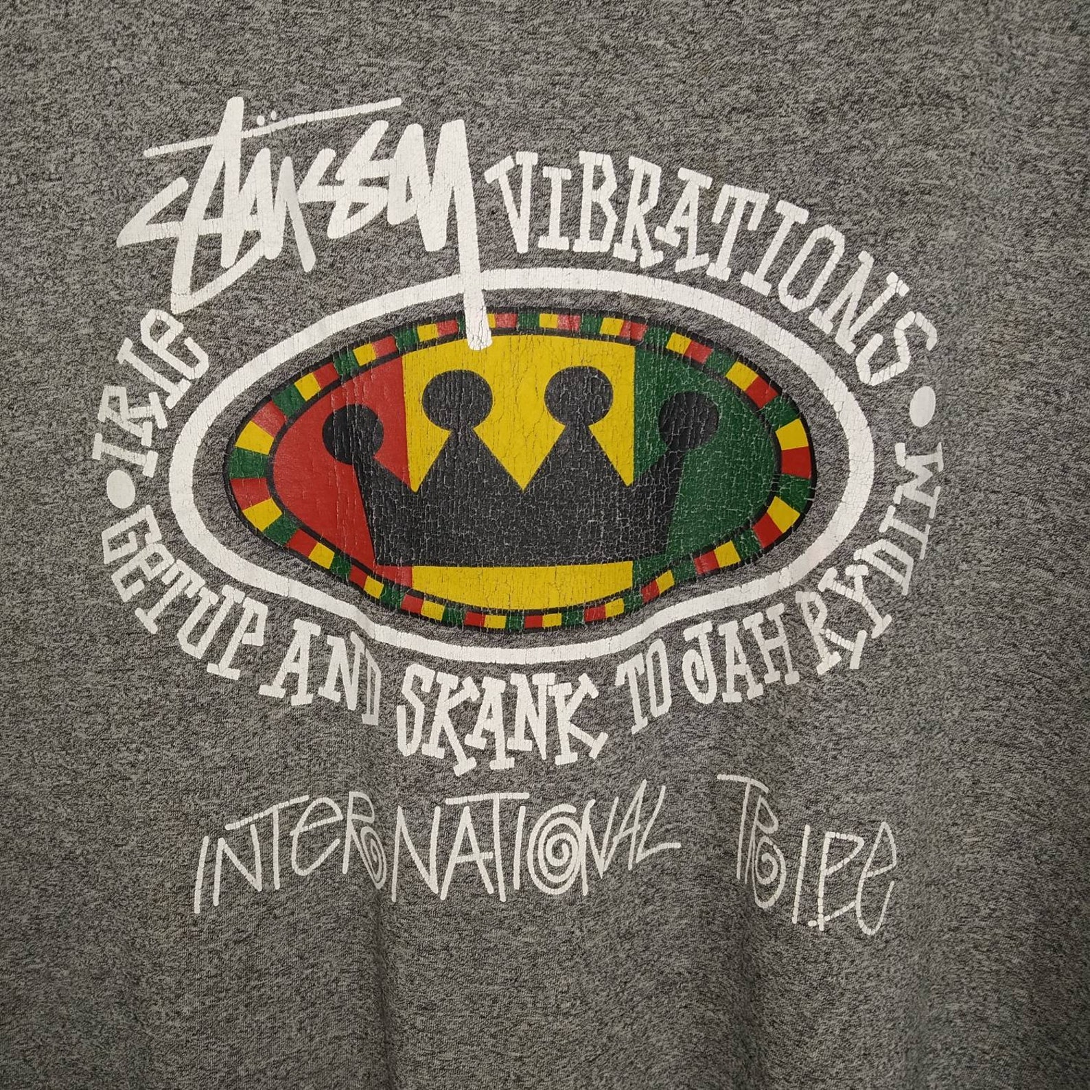 Vintage Stussy International Tribe 90s Reggae Irie Vibrations - Etsy