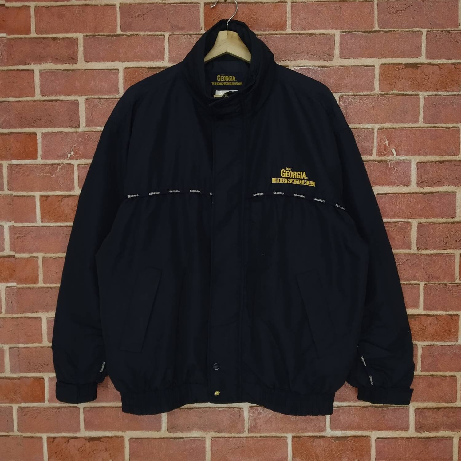 ☆送料・関税込☆JEEP★Signature Logo Windbreaker Set-up★ Rare!! Enjoy Georgia Signature Embroidery Logo Windbreaker