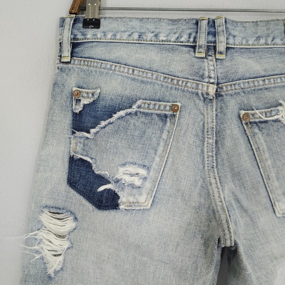 Vintage RNA Ripped Distressed Jeans Denim Faded B… - image 6