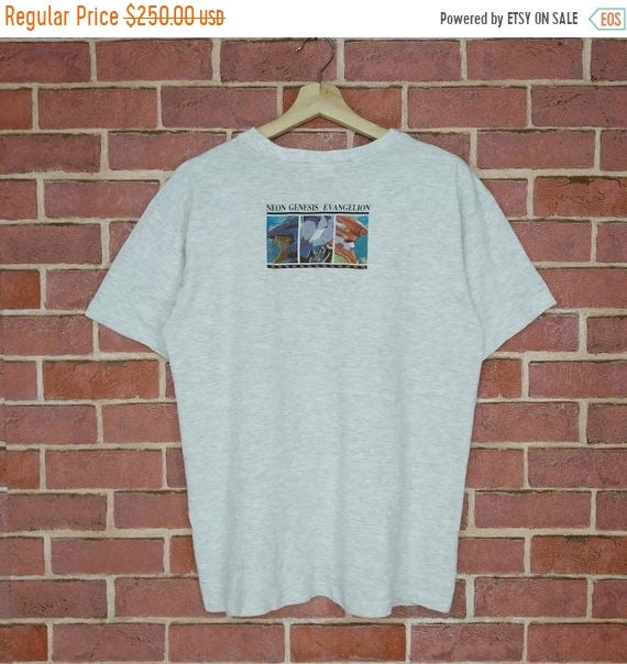Vintage Neon Genesis Evangelion Japanese Anime Man