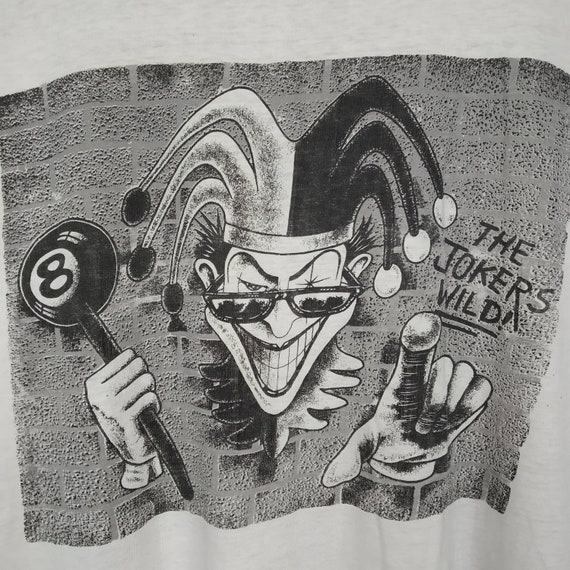 Vintage 90s The Joker Wild Eight Ball/ 8 Ball Artwork… - Gem