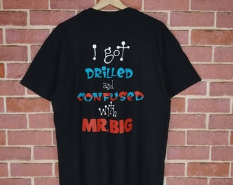 Vintage 90s Mr Big American Hard Rock Band Promo Music Tour T