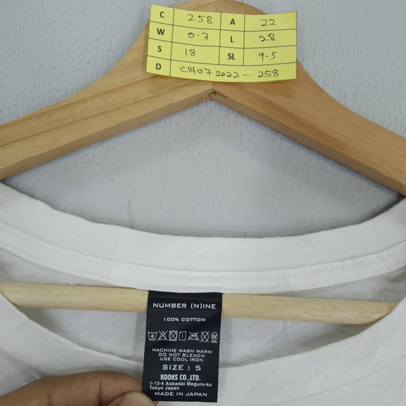Rare!! Number (n)ine Takahiro Miyashita Number Nine T-shirt
