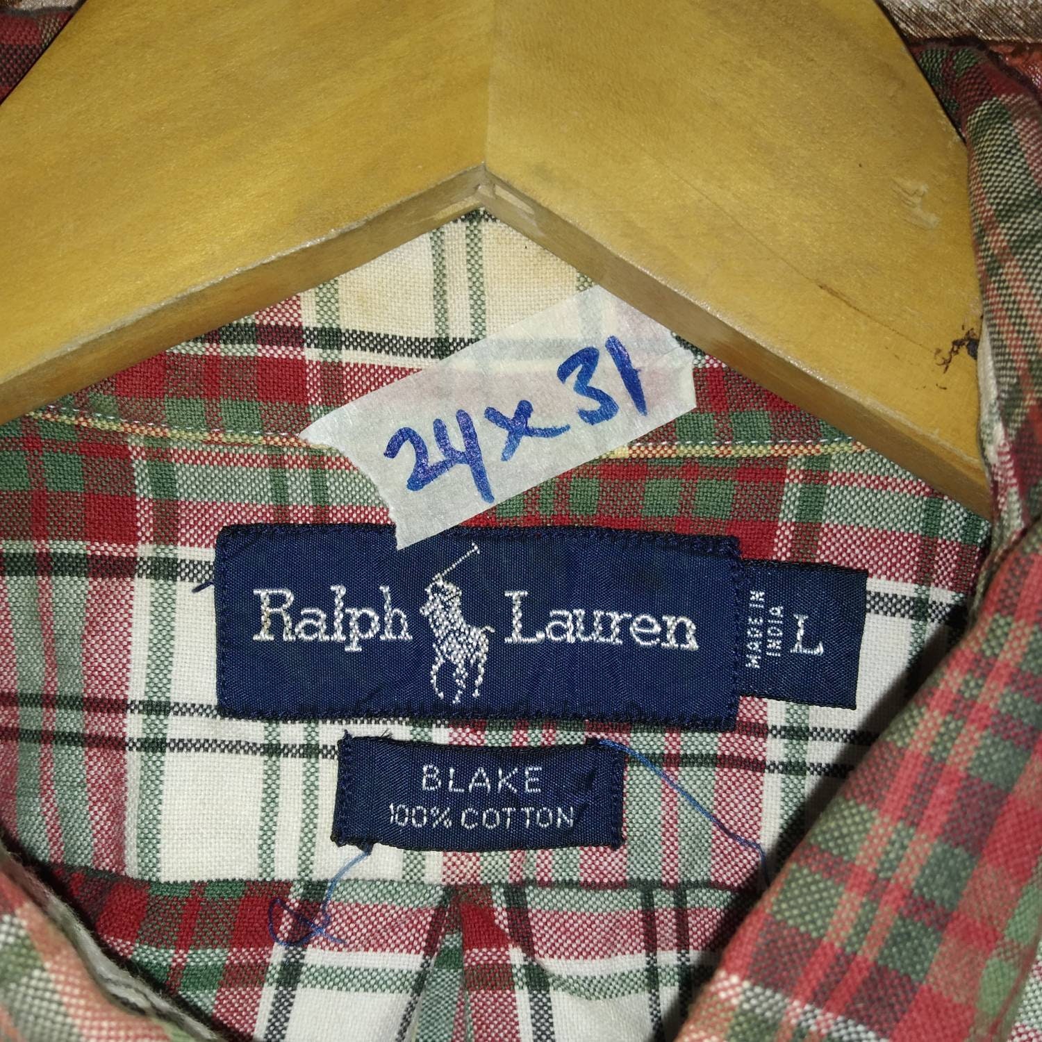 Rare Polo Ralph Lauren Small Pony Patchwork Design Button - Etsy