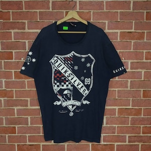 Rare!! Quicksilver Big Logo Surf Surfing Style T-shirt Size XL