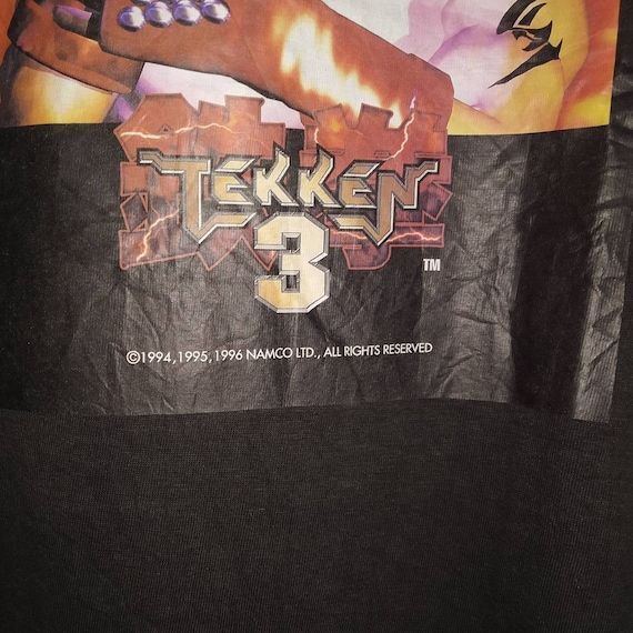 Vintage Tekken 3 Fighting Video Game Tekken T-shi… - image 4