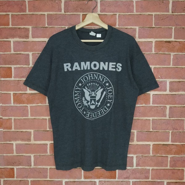 Vintage Ramones American Punk Rock Band 90s Promo Music T-shirt Medium size
