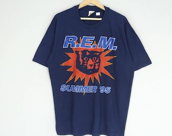 Vintage 80s R.E.M. T-shirt - Indie Rock Alternative 90s Music T