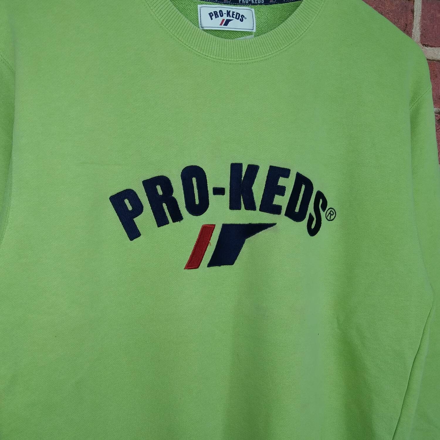 PRO KEDS Big Logo Embroidery Style Sweatshirts Medium Size