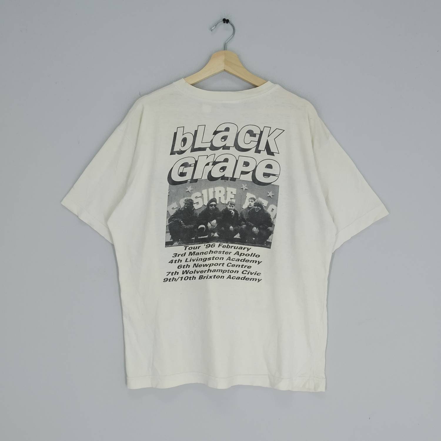 BLACK GRAPE ヴィンテージtシャツ-新品同様 ビアズリー ペイズリー 
