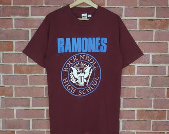 Vintage 90s the Ramones Rock N' Roll High School Hey Ho Let's Go
