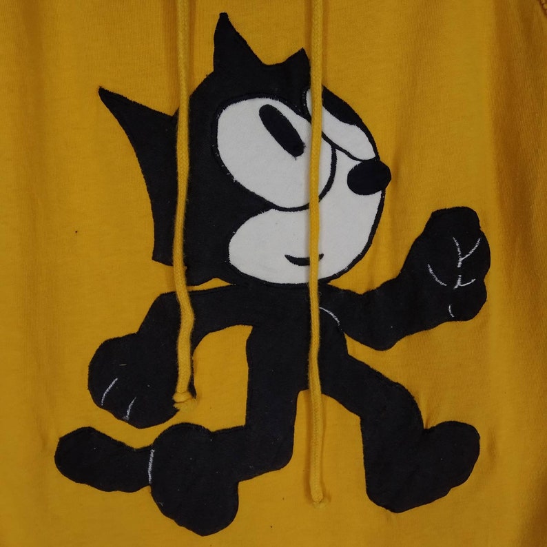 Vintage Felix the Cat Animated Cartoon Hoodie Medium Size - Etsy