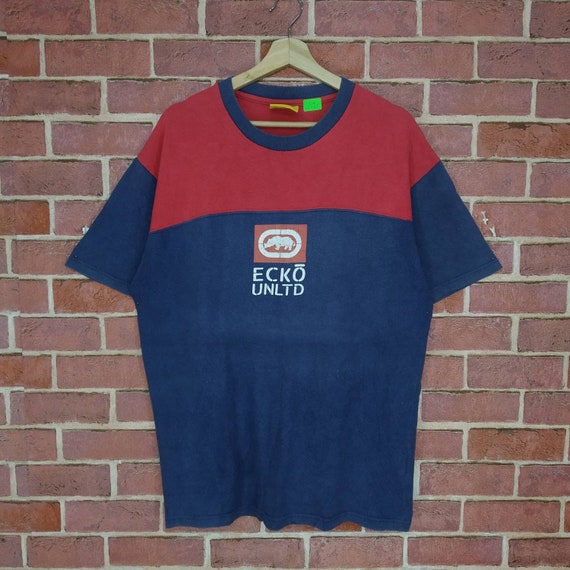 Rare Ecko Unltd Embroidery Logo T-shirt Size L | Etsy
