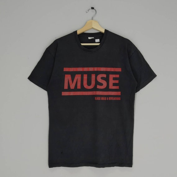Vintage 00s Muse Band Alternative Rock Music Promo Tour T-shirt