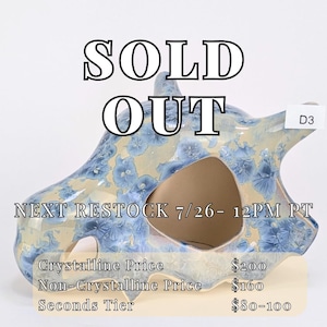 Ceramic Crystalline Skull (Large)