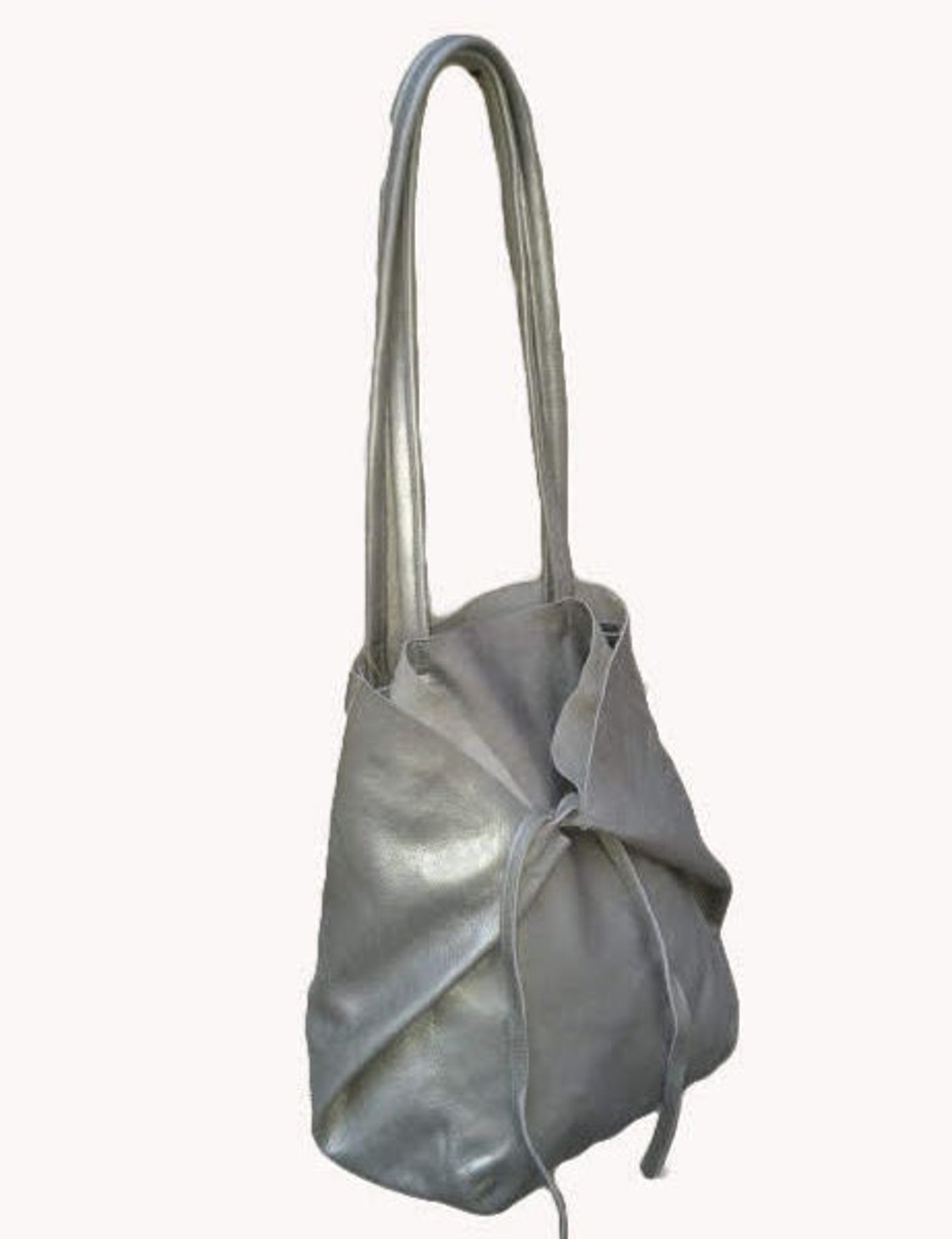 Silver Leather Handbags Women's Shoulder bags High Etsy