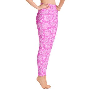 Pink Valentine Yoga Leggings