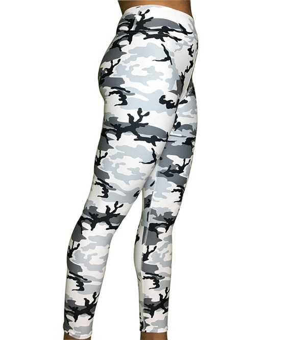 Snow Camo Yoga Leggings | Etsy UK