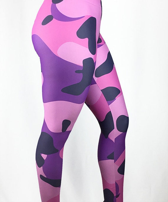 pink camo yoga pants