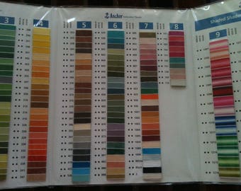 Coats Thread Colour Chart