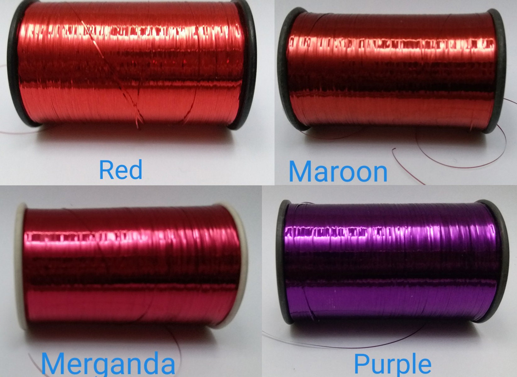 Free Sample Polyester Embroidery Yarn Lurex Metallic Thread for