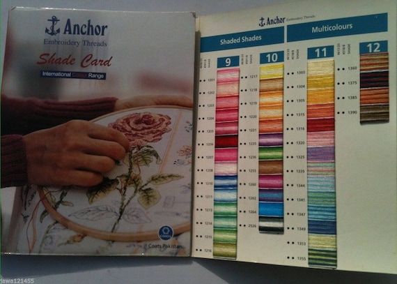 Anchor Embroidery Thread Chart