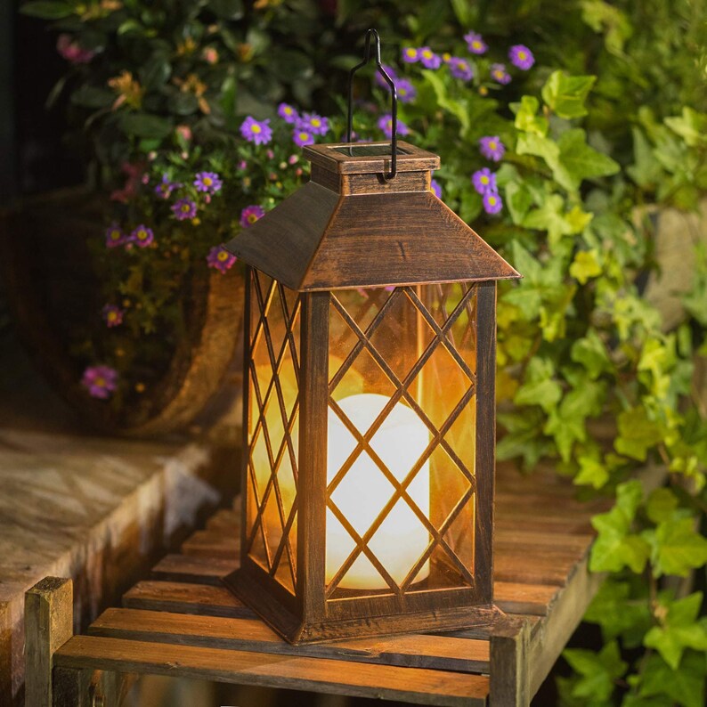 Outdoor Garden Hanging Lantern Garden Decor for Etsy