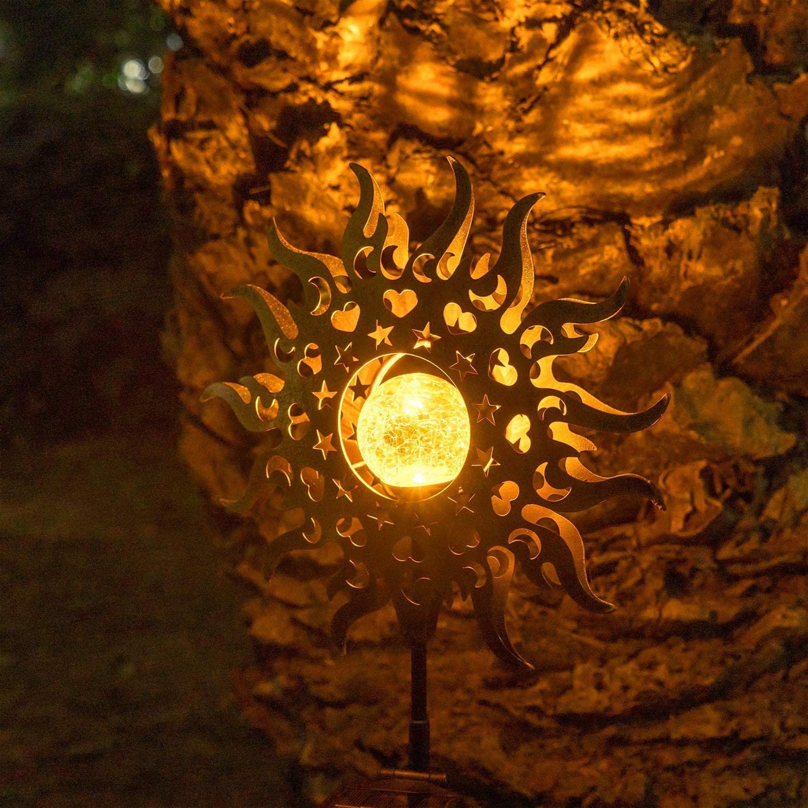 Sun Decorative Solar Lights Outdoor for Etsy