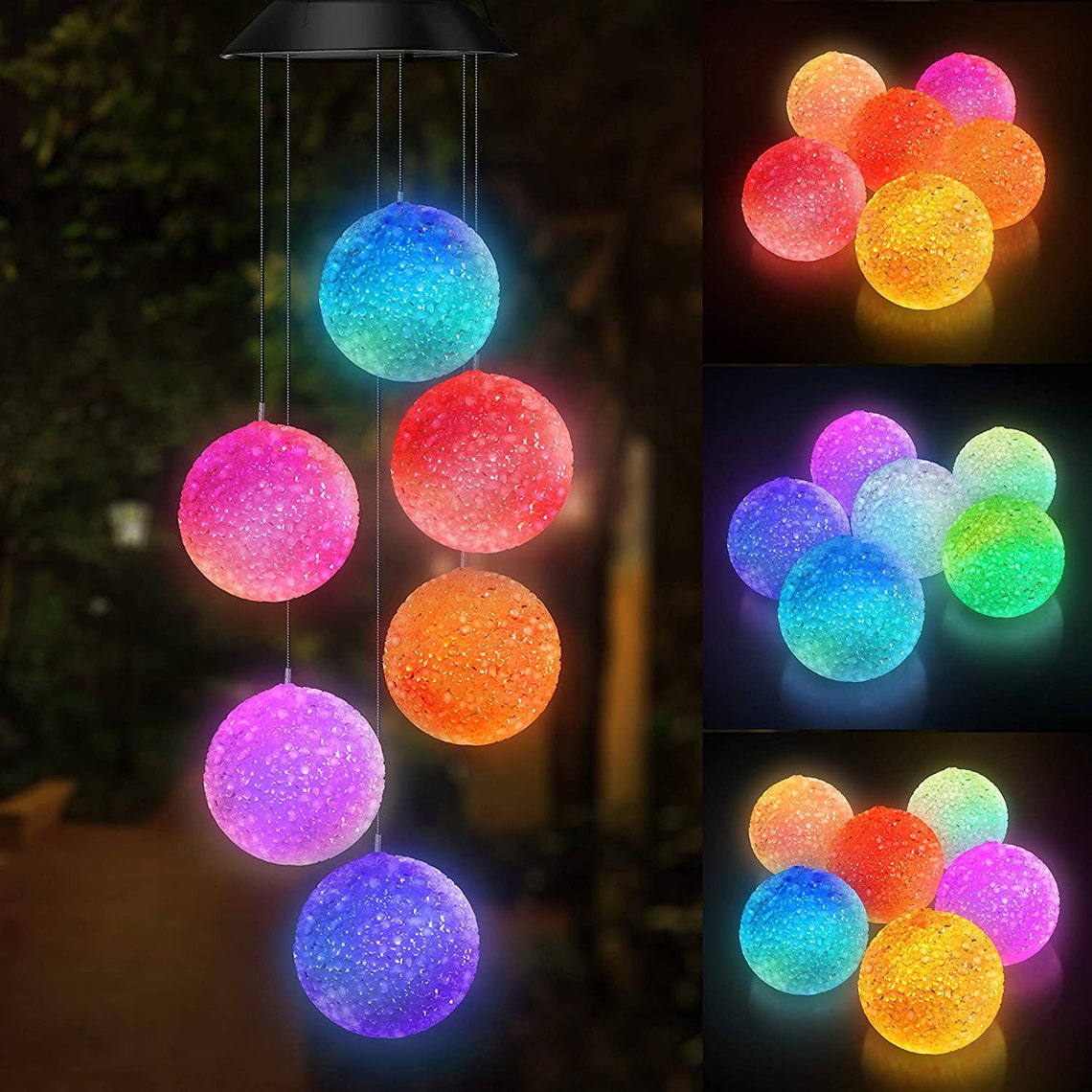 Crystal Ball Color Changing Garden decor for Etsy