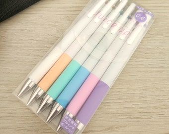 PILOT Juice Up 0.4mm Gel Ink Ballpoint Pen, Whole Set of 6 Pastel Colors. Back to School Series, Cute Stationery for Note Taking or Writing.