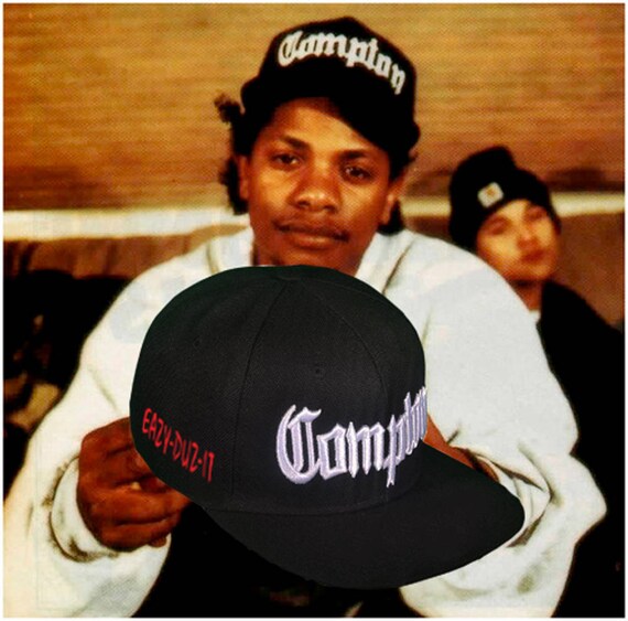 NWA Compton Snapback 3D Embroidery Eazy-E Retro Design Eazy-Duz-It.