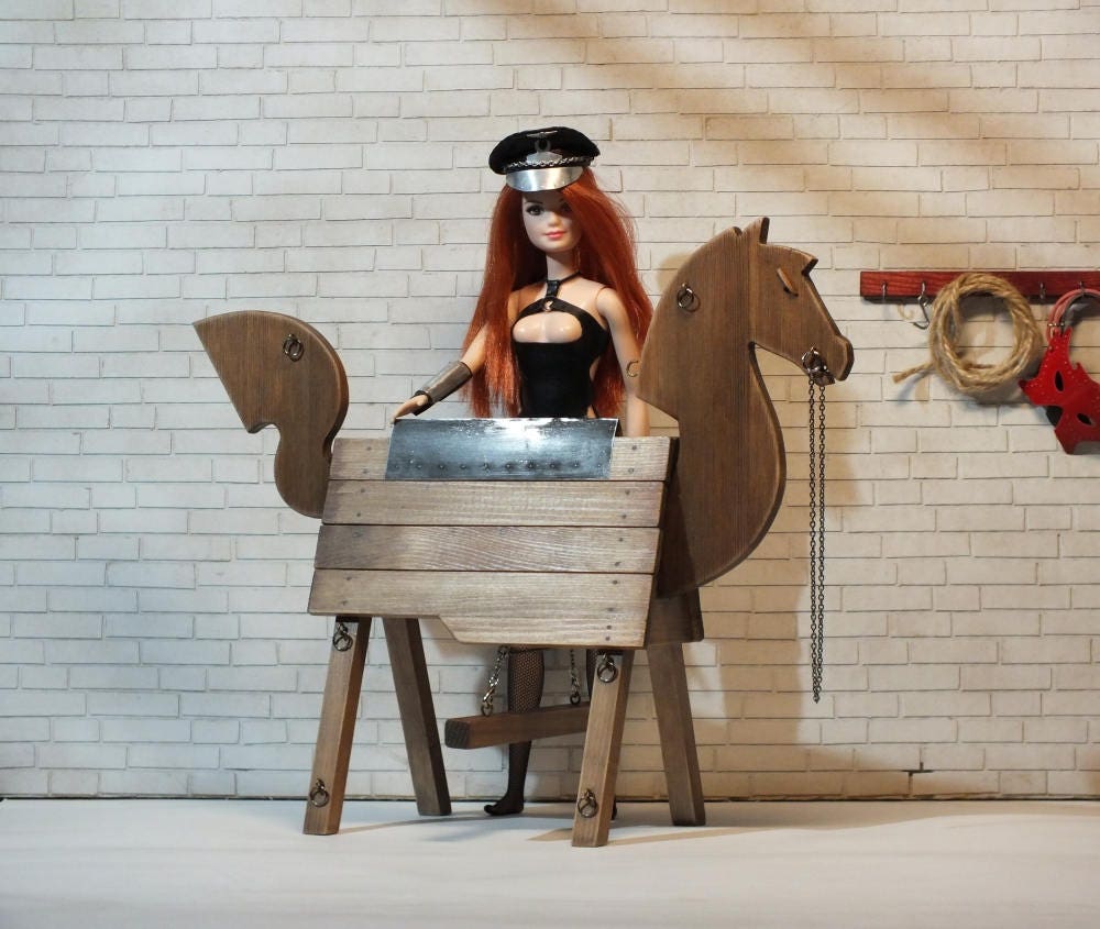 doll bdsm horse doll dungeon furniture barbie bdsm etsy