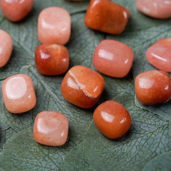 Tumbled Orange Aventurine Polished Stone