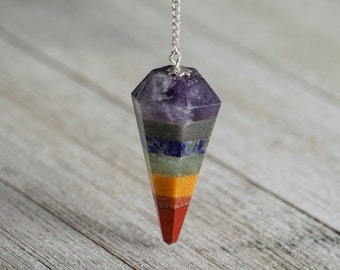 7 Chakra Crystal Pendulum