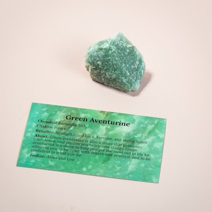Large Raw Green Aventurine Rough Crystal