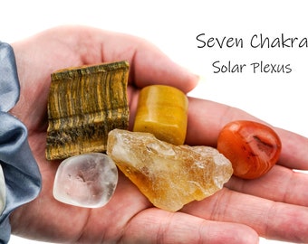 Solar Plexus Chakra Crystal Set