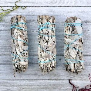 White Sage Smudge Stick 4in Choose Amount