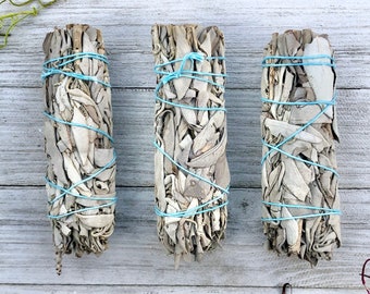 White Sage Smudge Stick 4in Choose Amount