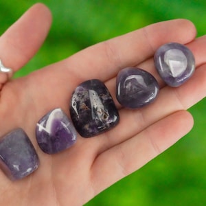 Tumbled Amethyst Polished Stone