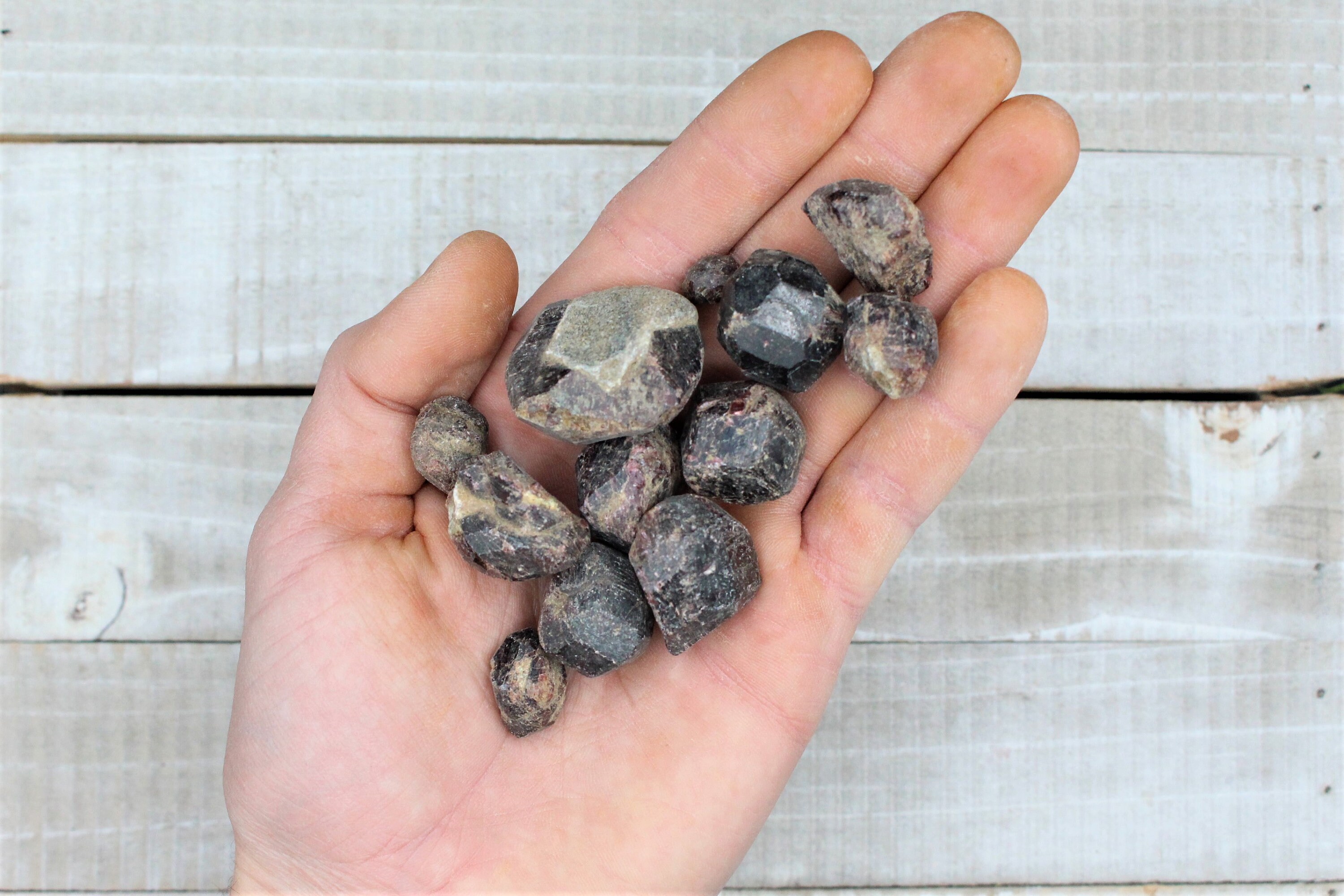 Raw Garnet Natural Rough Stones | Etsy