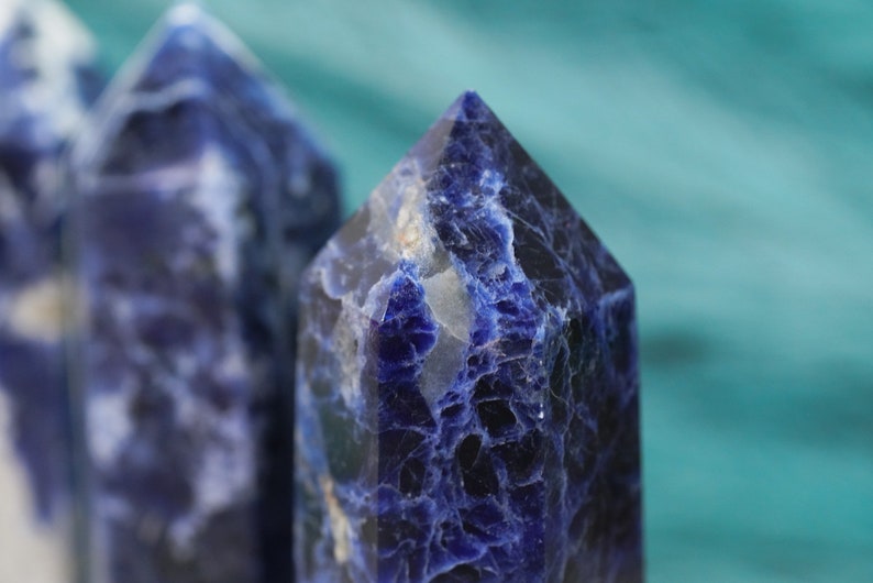 Large Sodalite Crystal Tower image 5