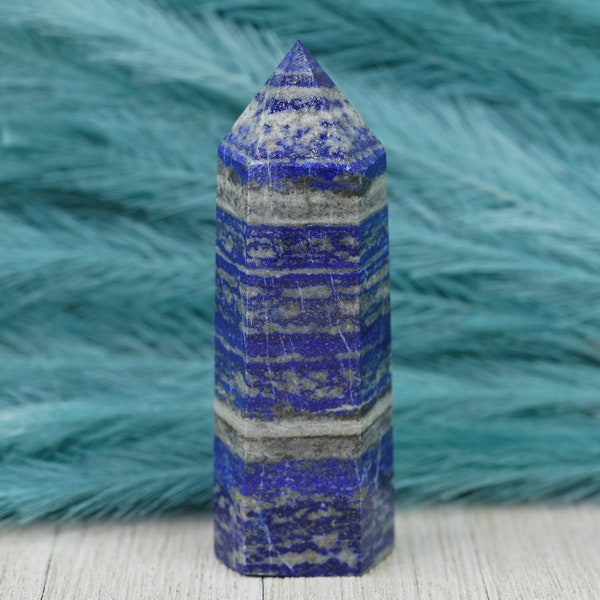Large Lapis Lazuli Crystal Tower