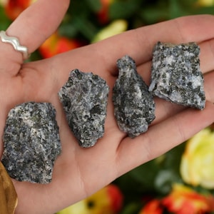 Small Raw Indigo Gabbro Rough Crystal