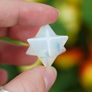 Opalite Crystal Merkaba 20mm